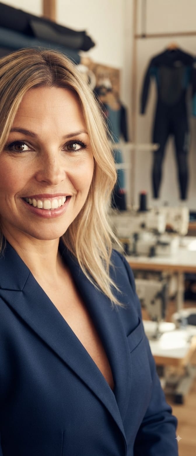 Portrait d'Émilie Allard, fondatrice de Boucan Chapacan, dans son atelier